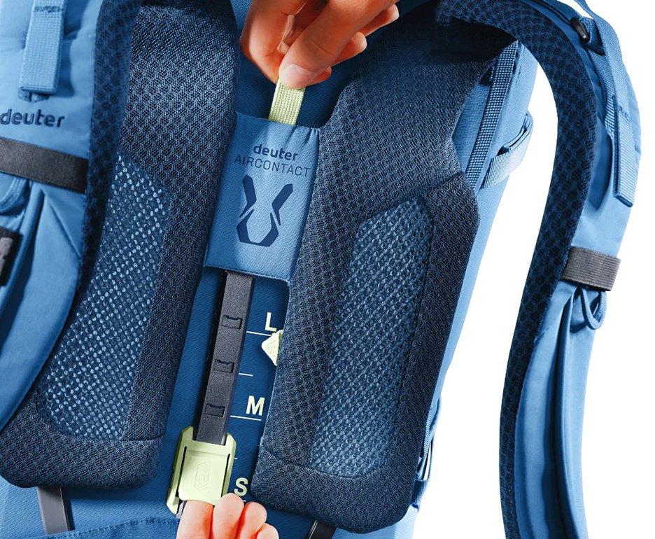 Mochila Aircontact Core 60+10 Azul Claro
