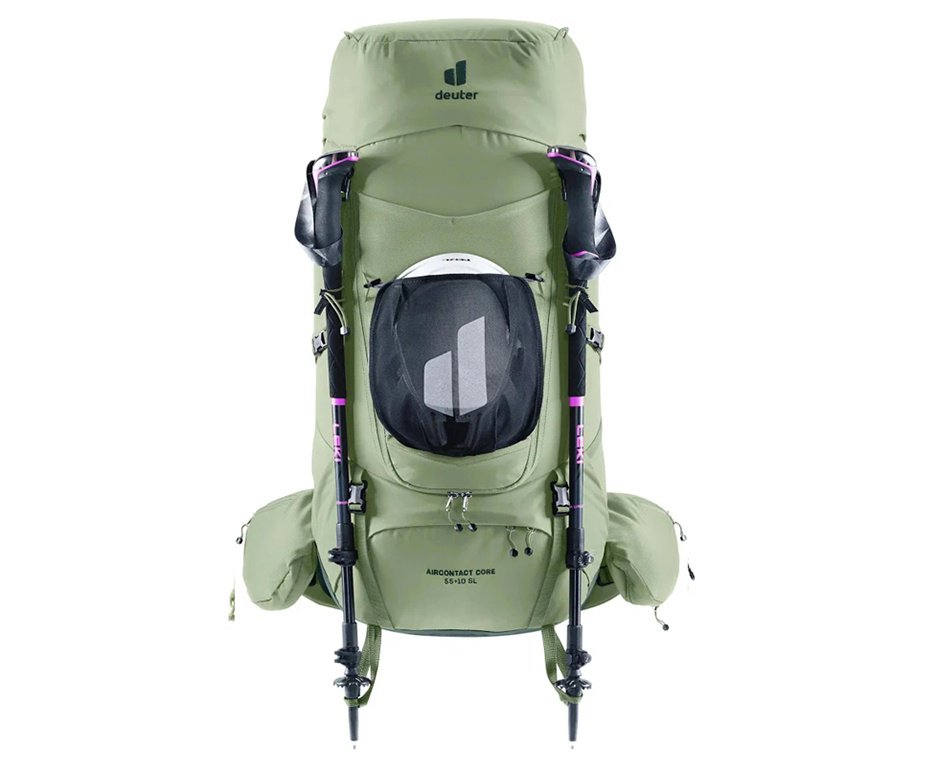 Mochila Deuter Aircontact Core 55+10 SL 2026 - Verde