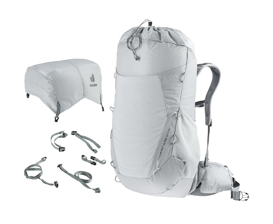 Mochila Deuter Aircontact Ultra 35+5 SL - Cinza