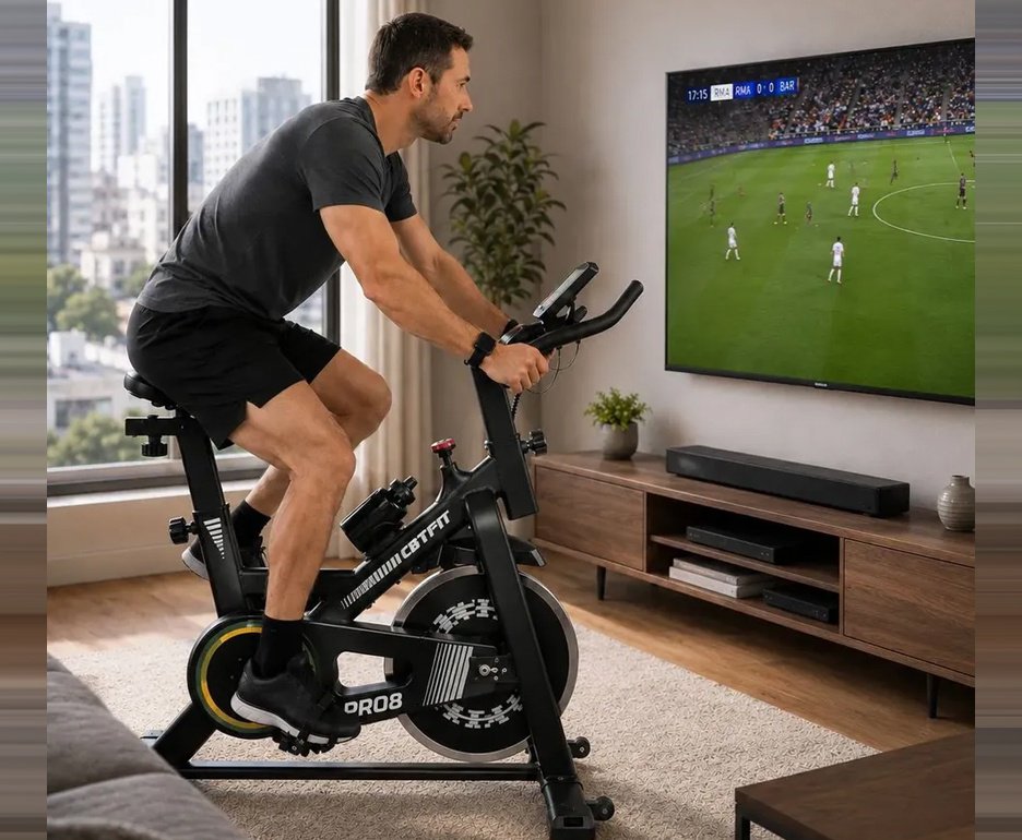 Bicicleta Ergometrica Spinning CBTFIT PRO 8