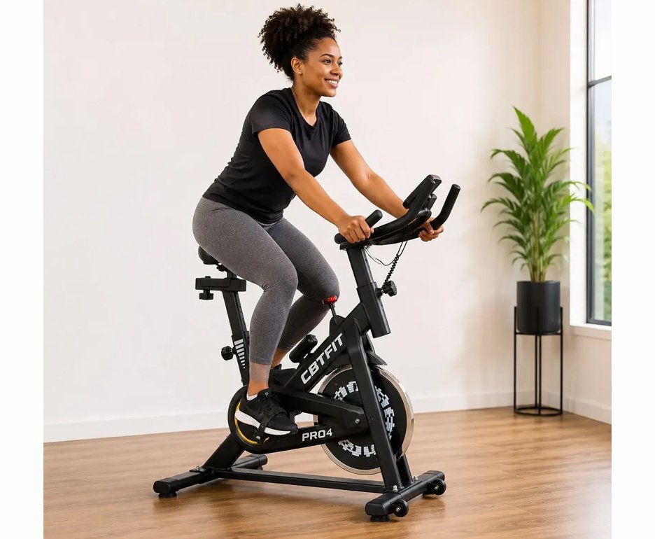 Bicicleta Ergométrica Spinning Cbtfit Roda De Inércia 4kg