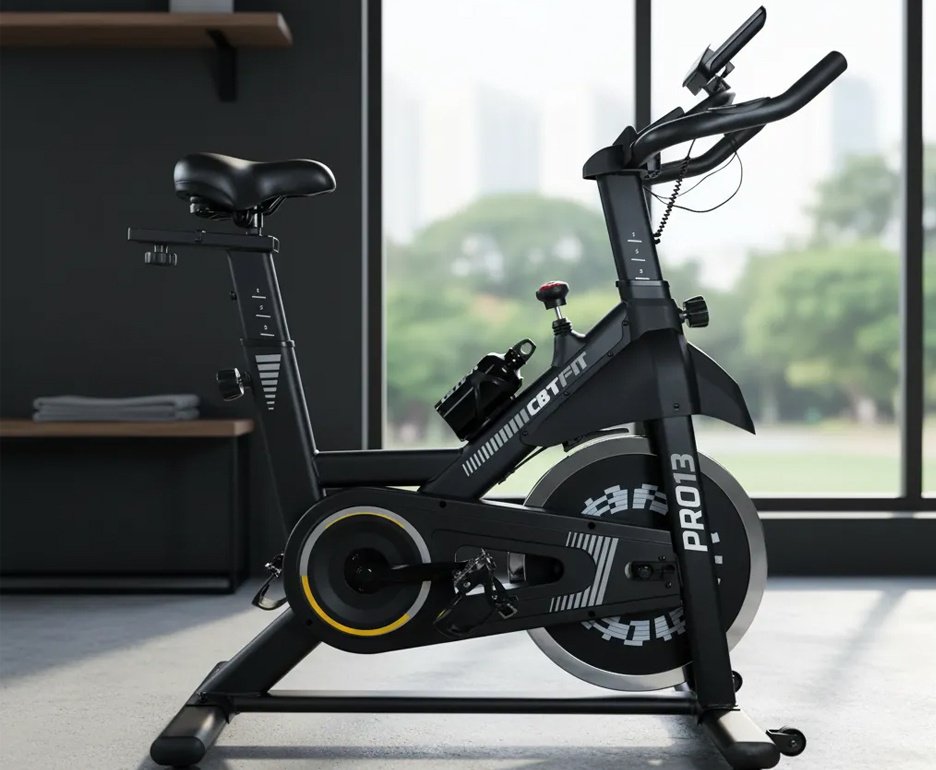 Bicicleta Ergométrica Para Spinning CBTFIT PRO 13 Roda De Inércia 13kg