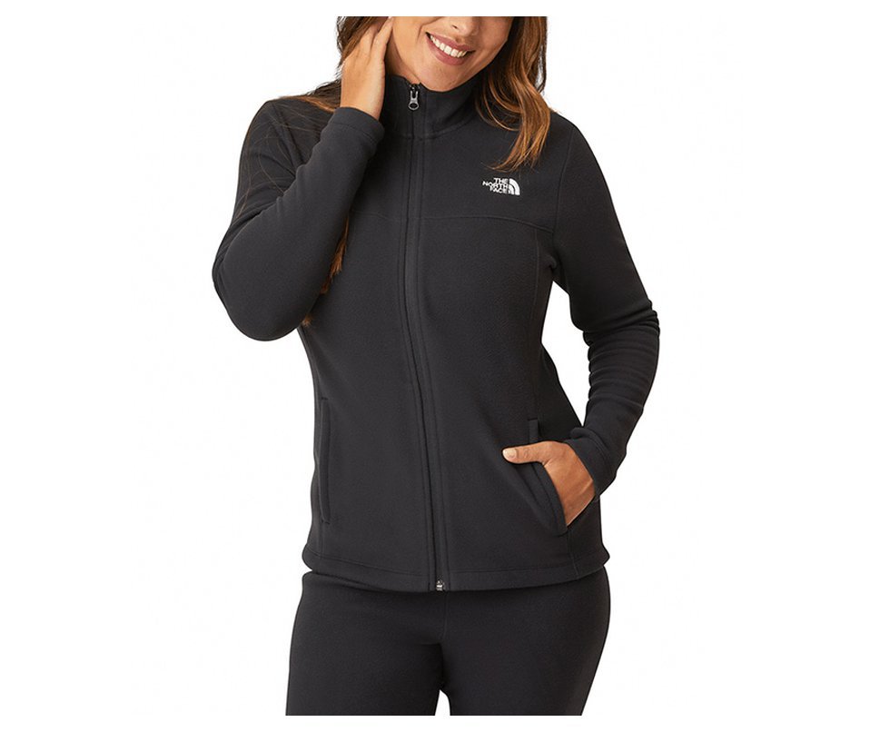 Casaco Fleece The North Face Glacier Full Zip Feminino - Preto