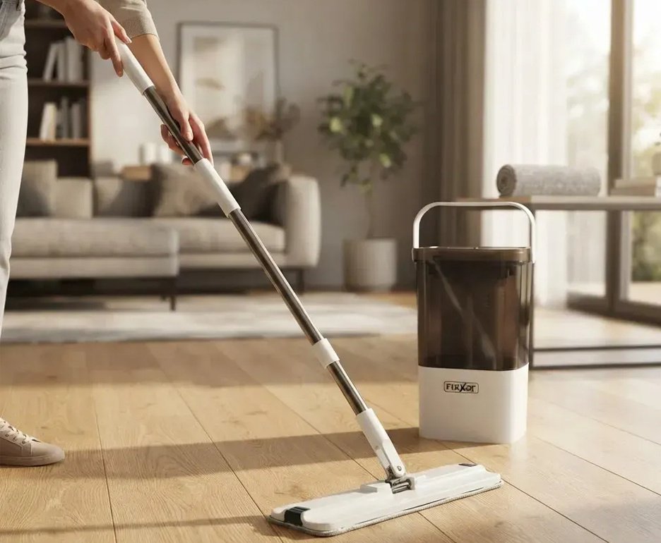 Mop Profissional Fixxar - Separação De Água Suja + Refis