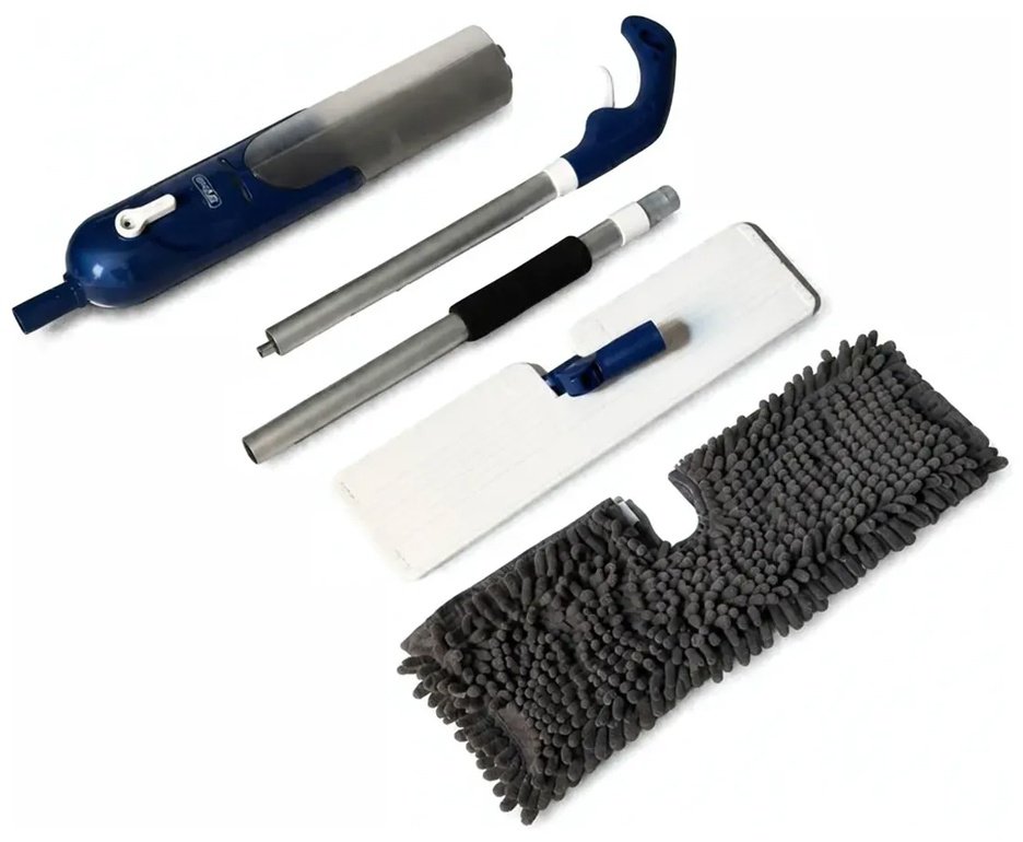 Mop Spray Duo Fixxar 480ml Giratório 360° Microfibra