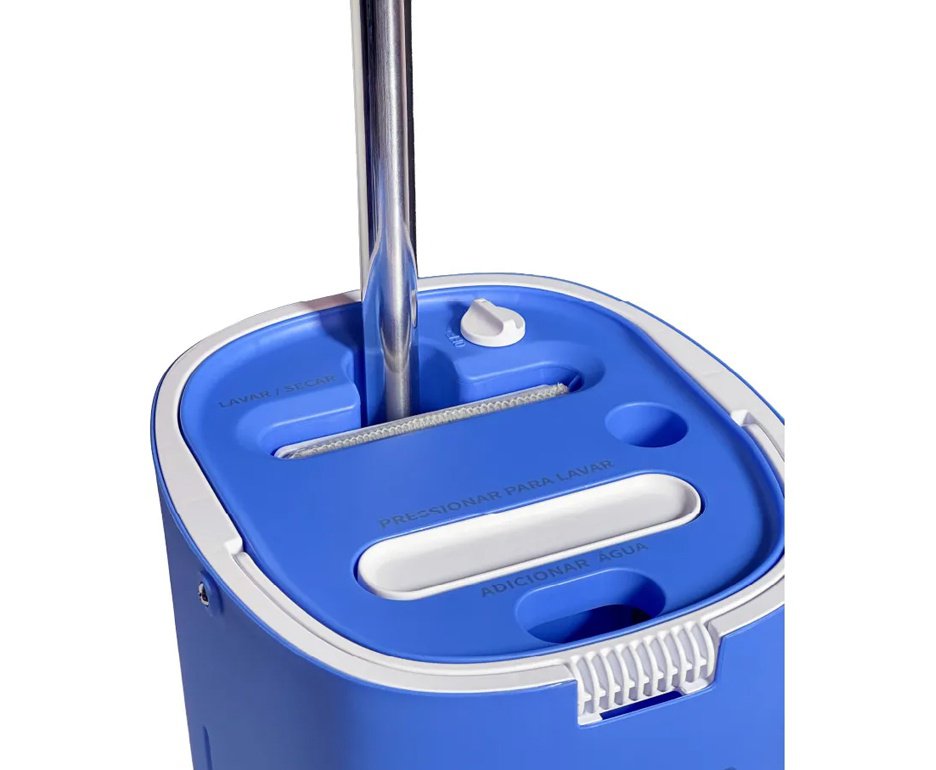 Mop Spray Duo Fixxar 480ml Giratório 360° Microfibra