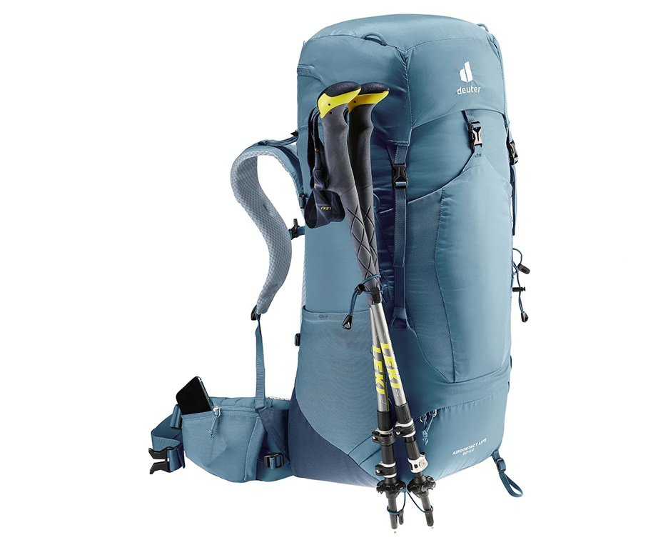 Mochila Deuter Aircontact Lite 50+10 - New Azul