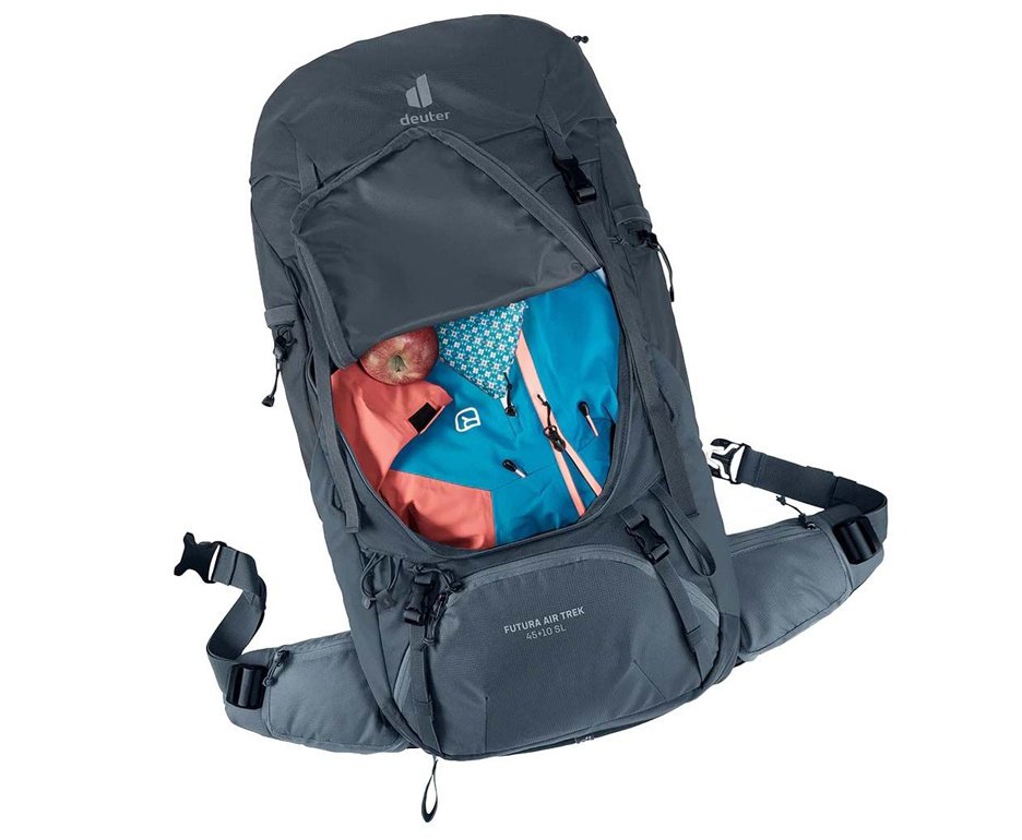 Mochila Deuter Futura Air Trek 45+10 SL New Preto