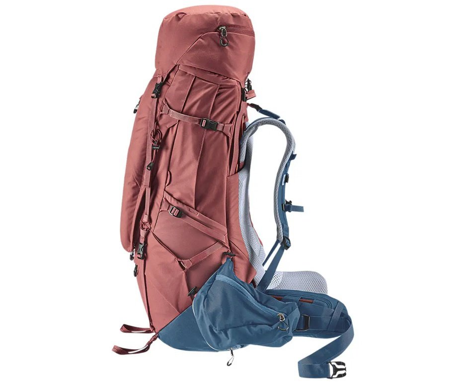 Mochila Cargueira Deuter Aircontact X 60+15 SL - Vermelho