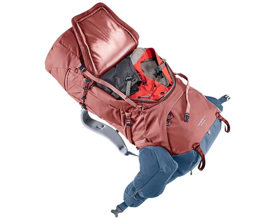 Mochila Cargueira Deuter Aircontact X 60+15 SL - Vermelho