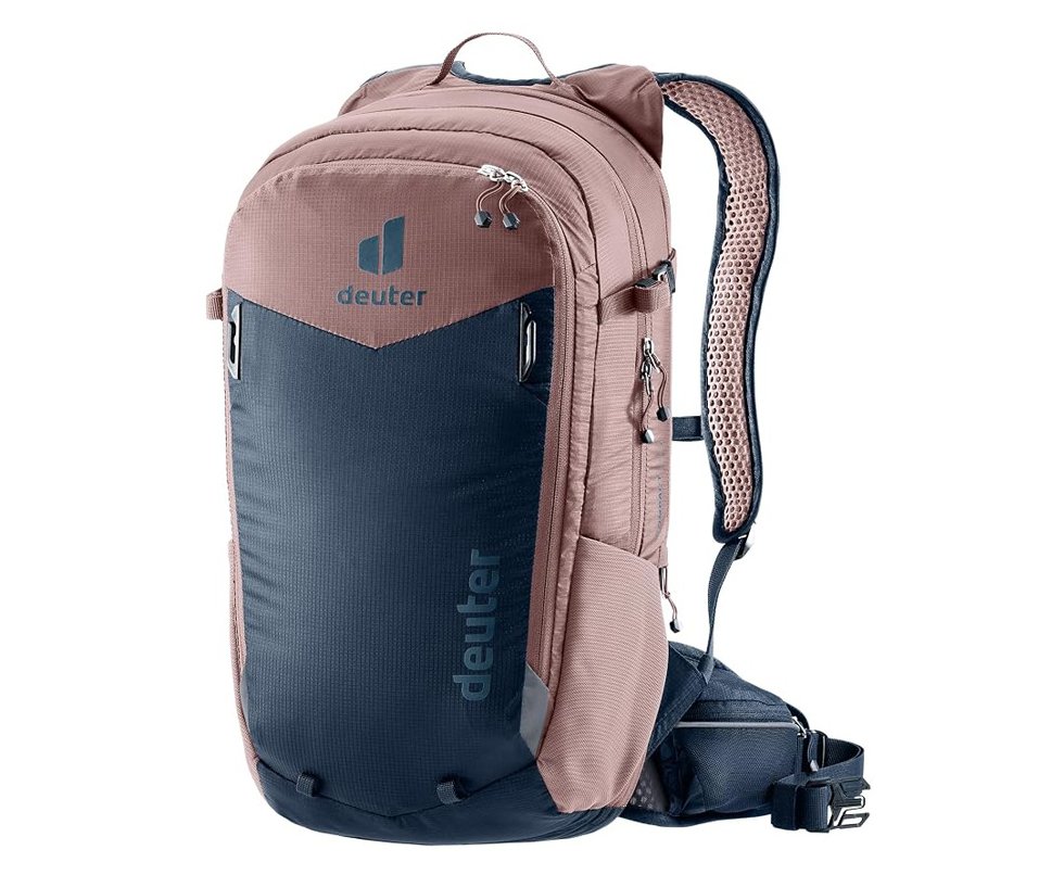Mochila Deuter Exp 14 New - Azul e Vermelho
