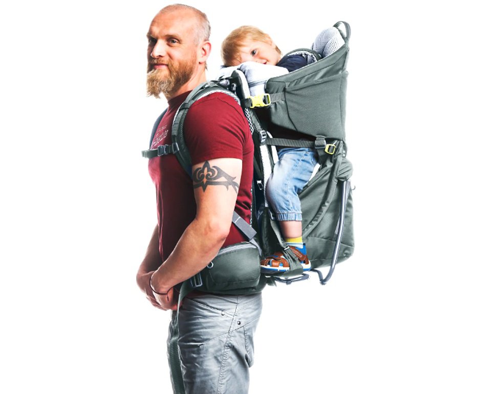 Mochila Deuter Kid Comfort Active New 22 kg - Cinza
