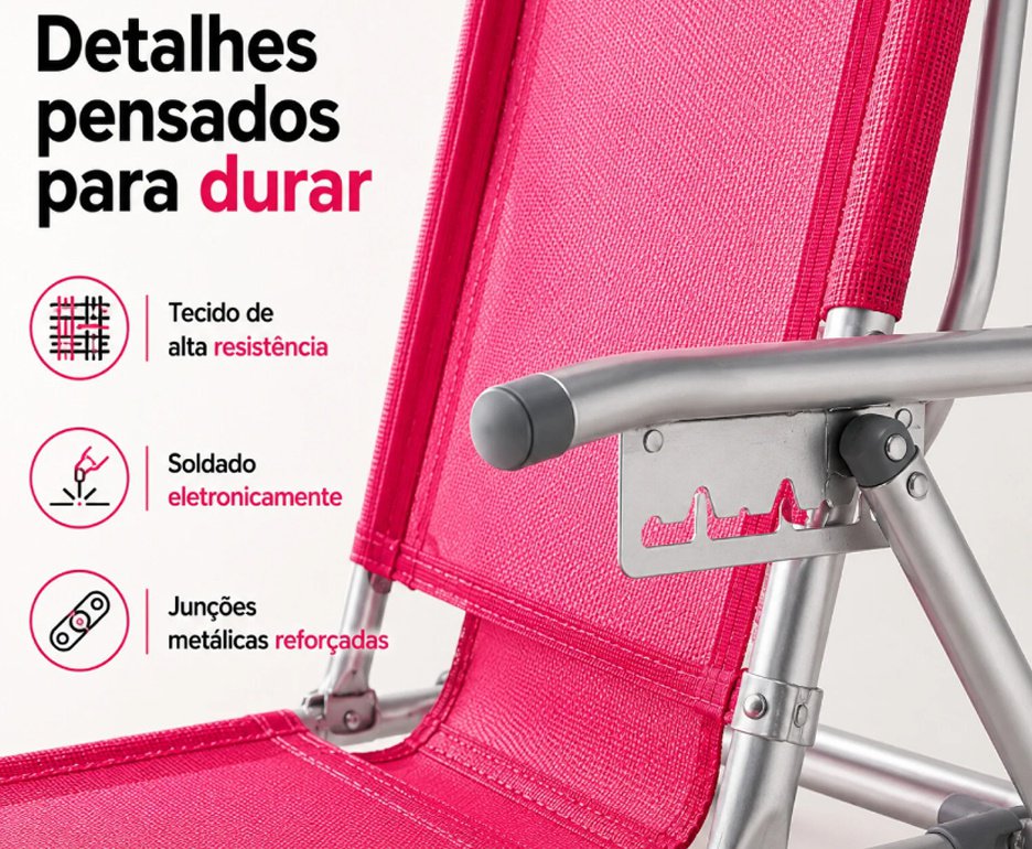 Cadeira Zaka Infinita UP - Pink