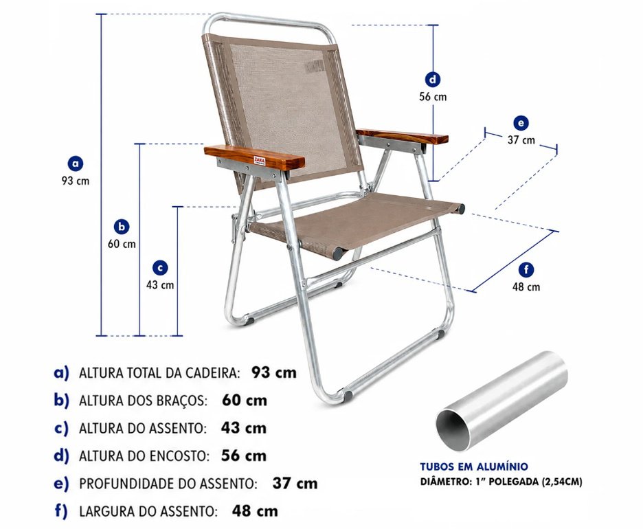 Cadeira Zaka Elegance - Avelã