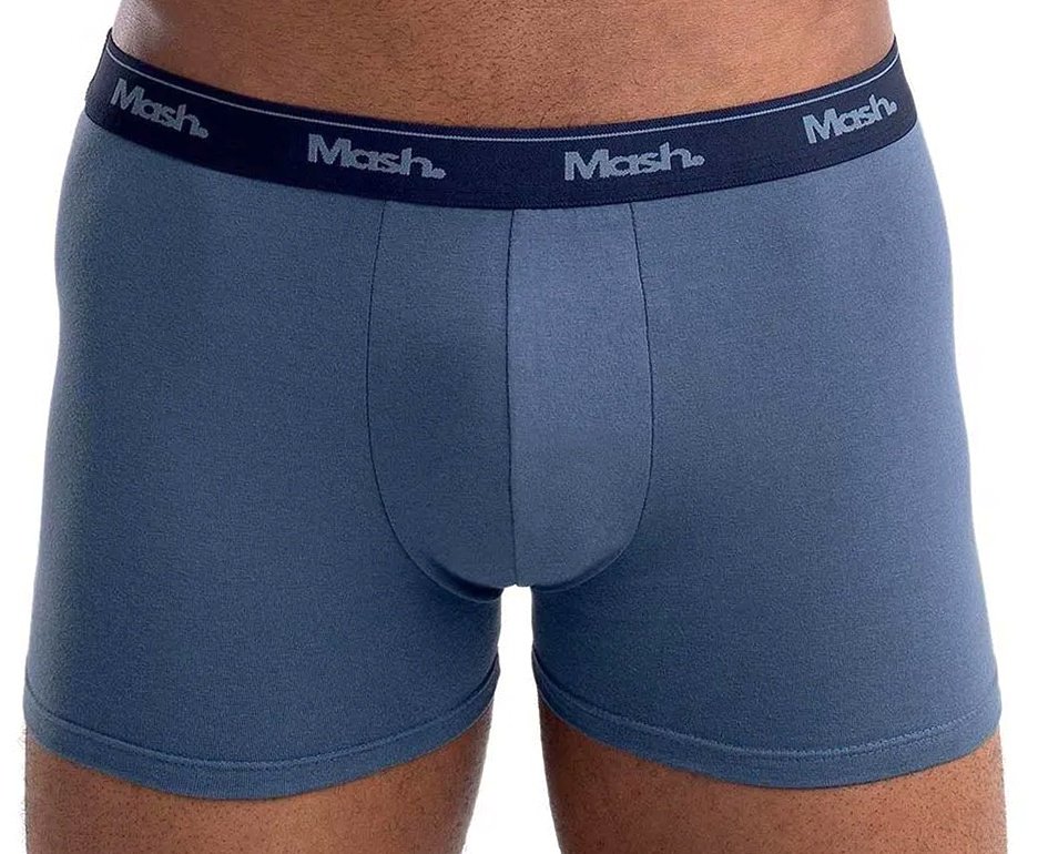 Kit 10 Cuecas Mash Boxer Cotton Box Original