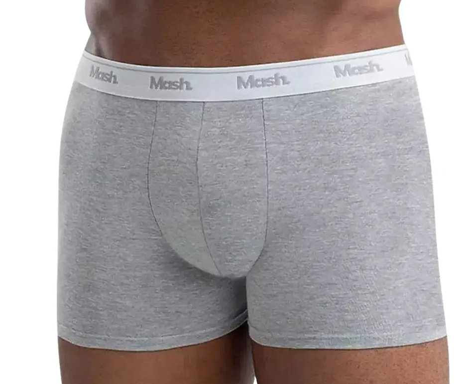 Kit 10 Cuecas Mash Boxer Cotton Box Original