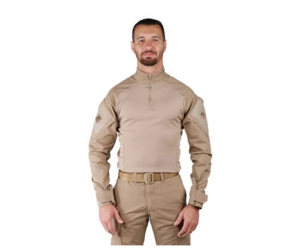 Camisa Combat Shirt Steel Tan - Belica - P