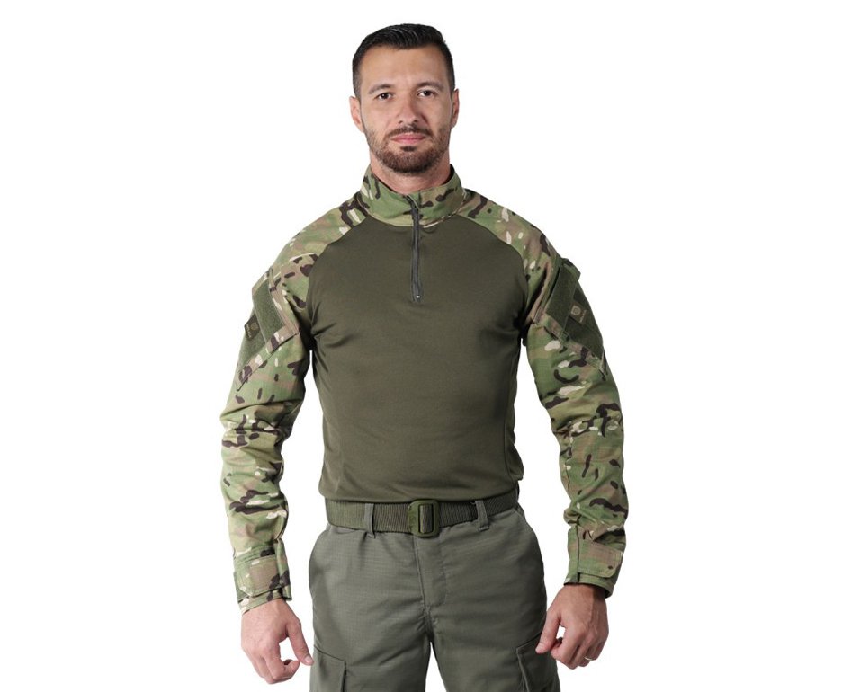 Camisa Combat Shirt Steel Camuflado Multicam - Belica - P