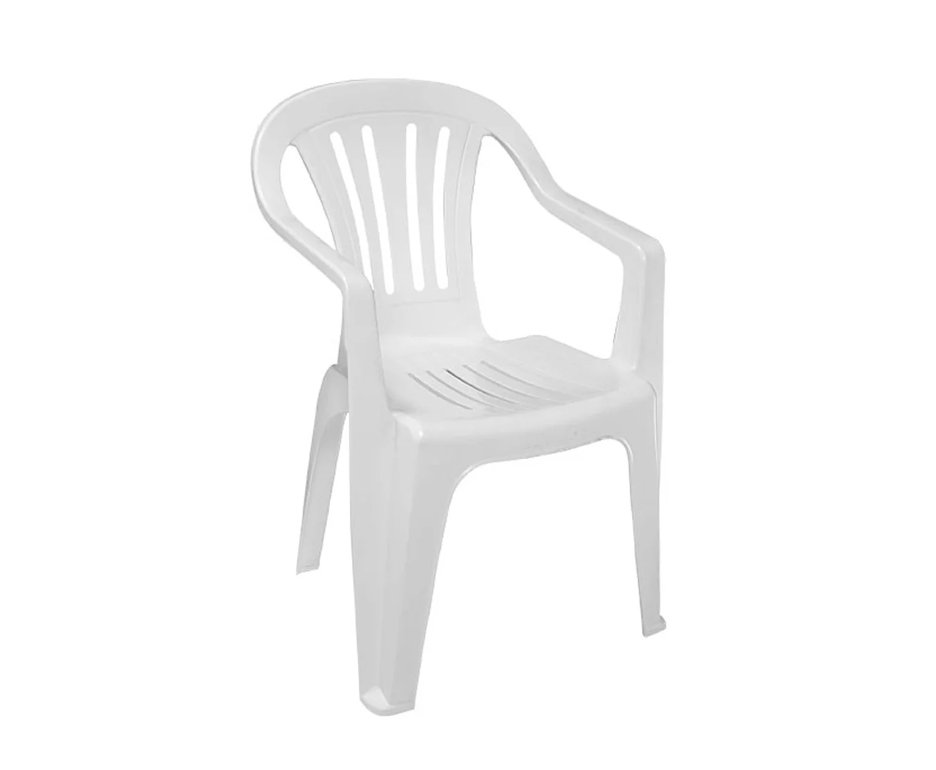 Cadeira Poltrona Plastica Reforçada Com Apoio De Braço - Mor