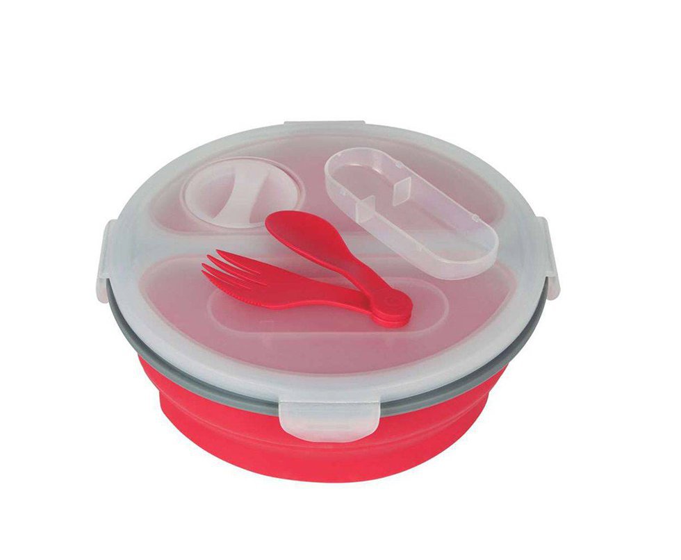 Marmita Retrátil Redonda Mor - Vermelha
