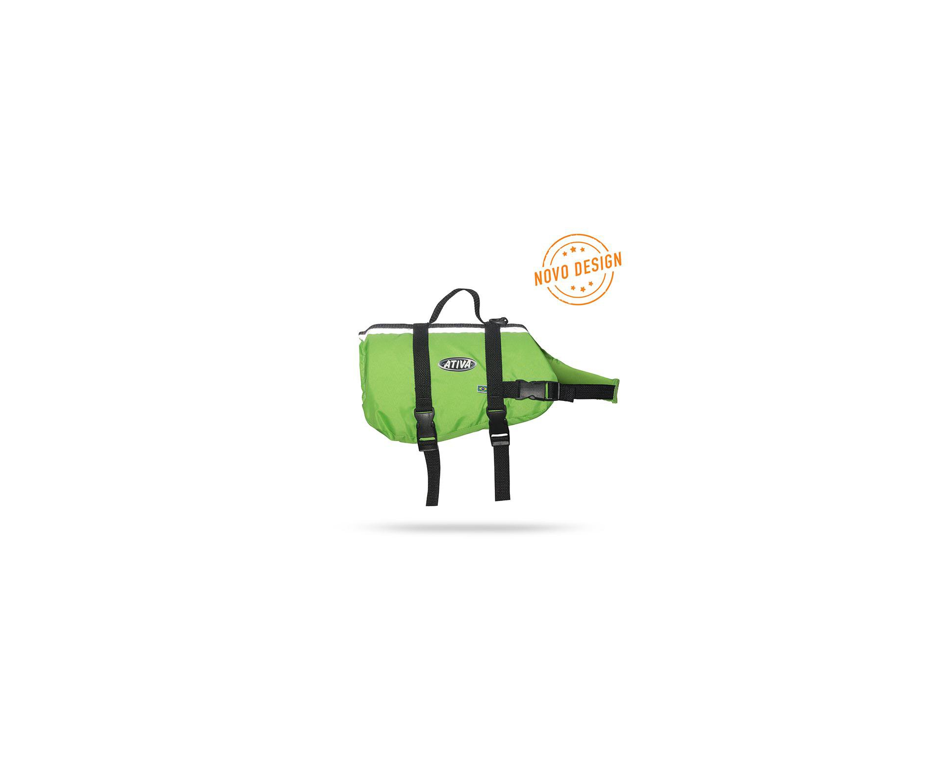 Colete Salva Vidas Para Cachorro Pet Vest Jt Ativa - Verde - Ativa - G