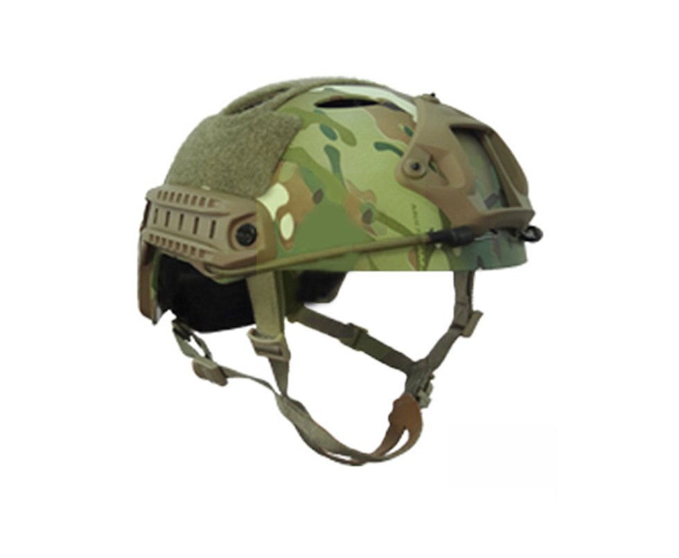 Capacete Tático Para Airsoft/paintball Mod Fast-p1 Multican