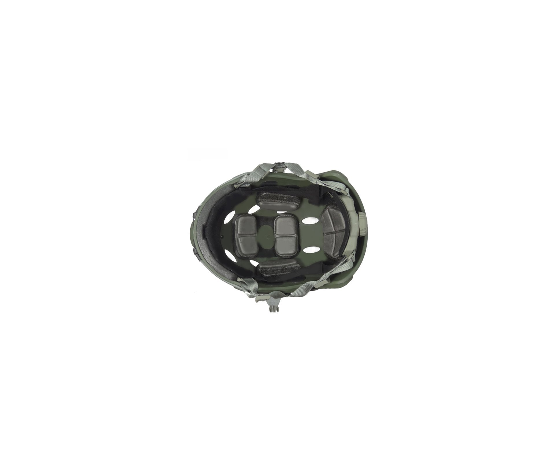 Capacete Tático Para Airsoft/paintball Mod Fast P1 Woodland Digital