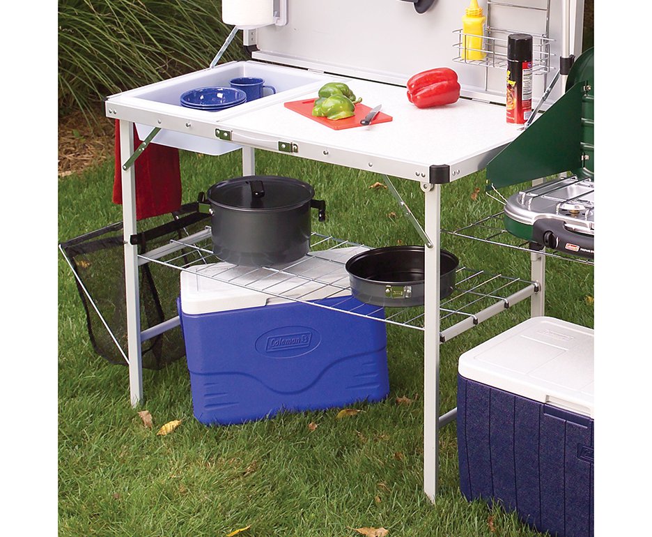 Kit Cozinha Pack-away Coleman Deluxe Camping/ Pescaria