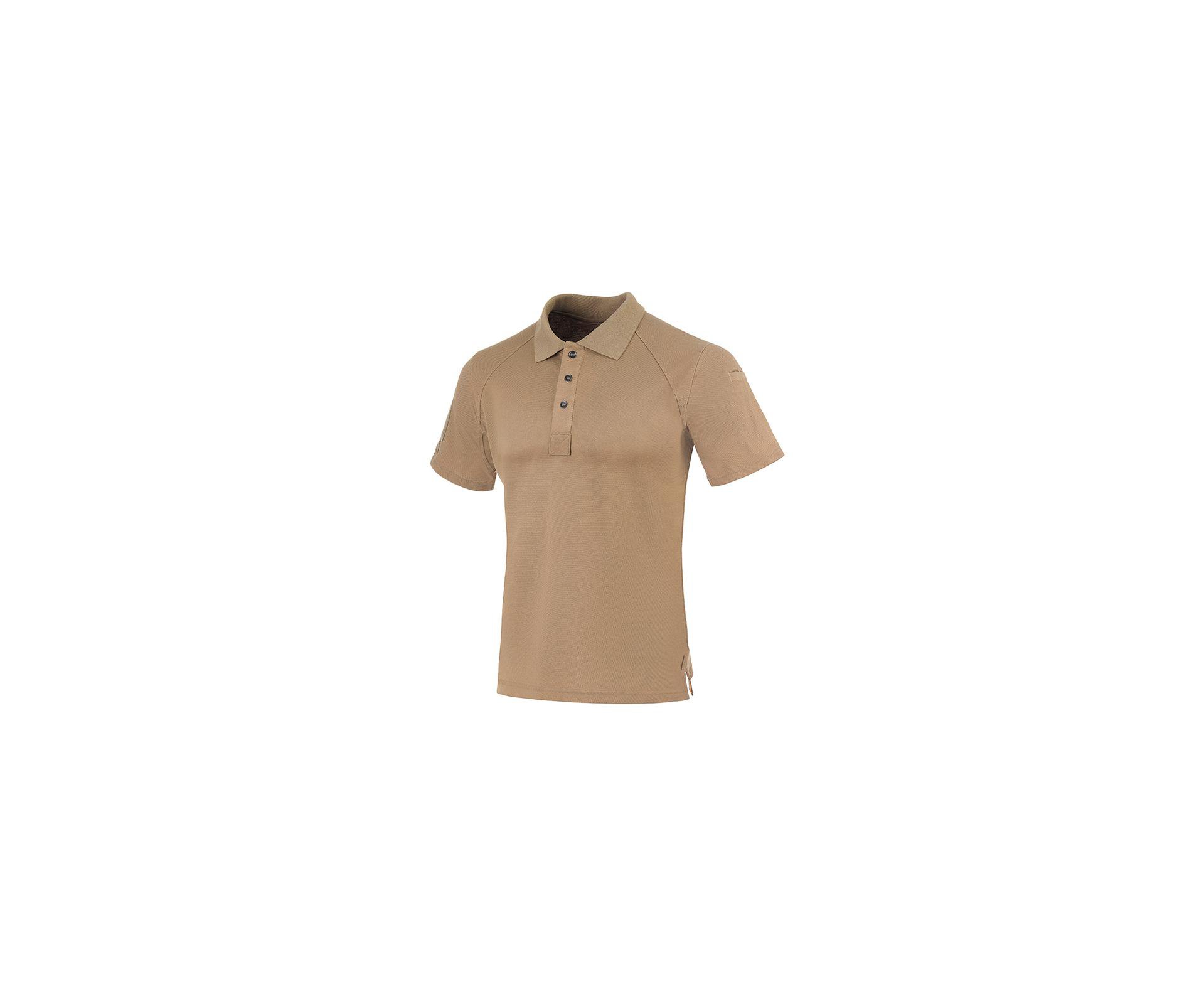 Camisa Tática Polo Invictus Control Caqui Mojave - P