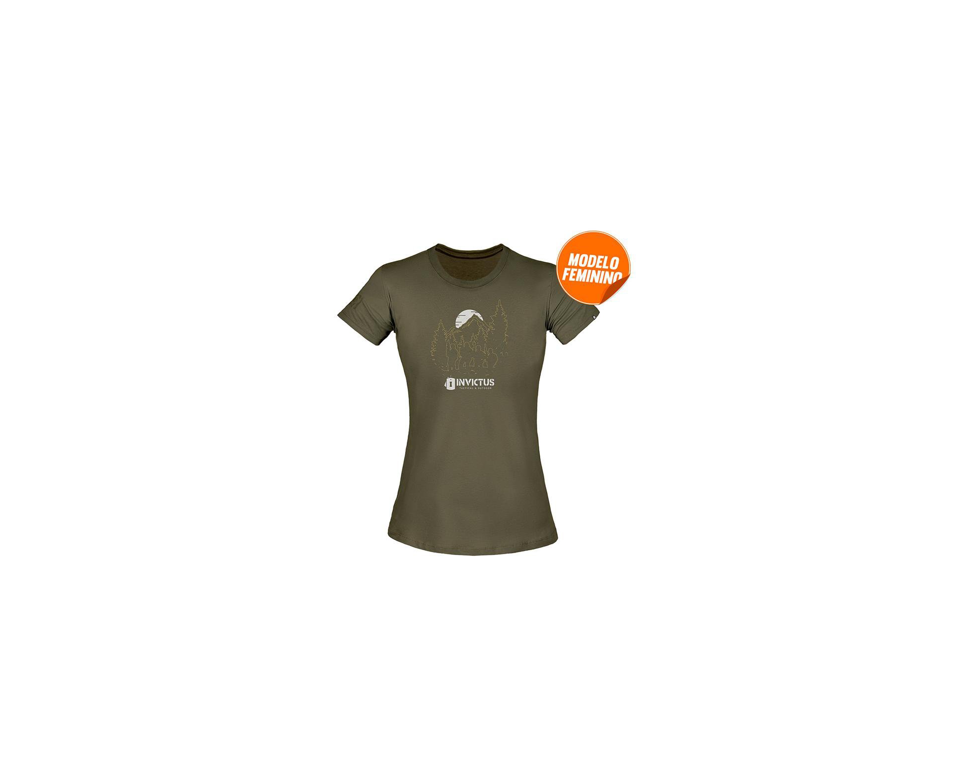Camiseta T-shirt Invictus Concept Feminina Troop - PP