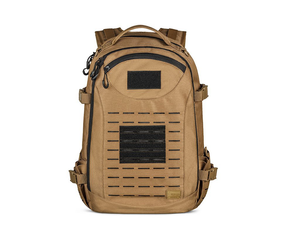 Mochila Invictus Rusher Coyote-preto 2.0