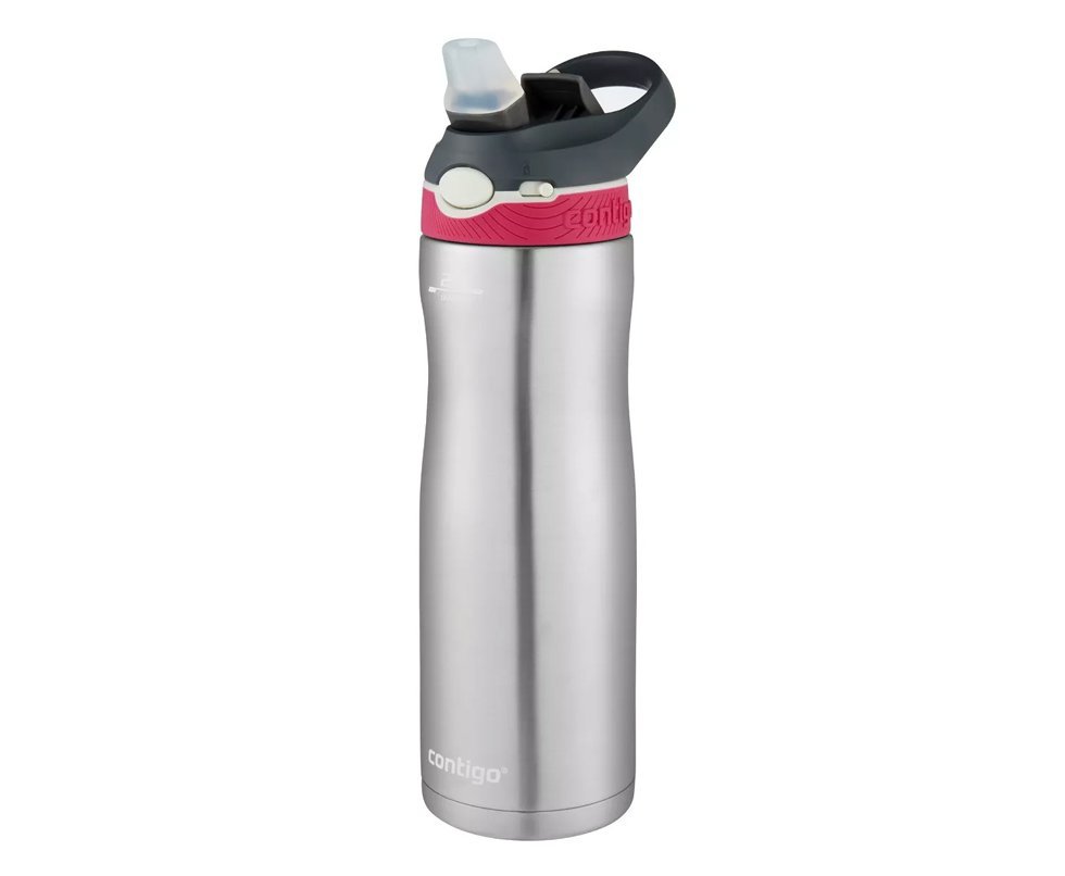 Squeeze Contigo Autospout Ashland Chill Aço Inox 591ml Sangria