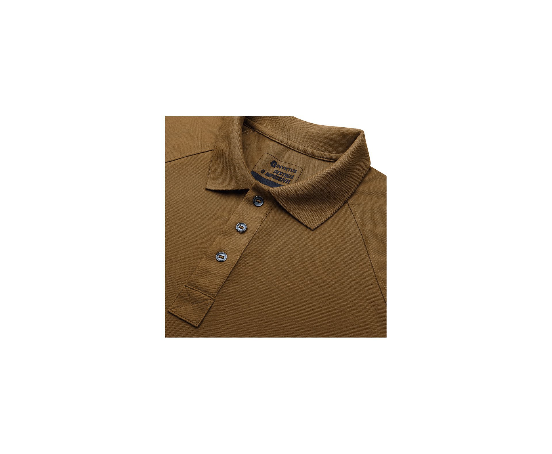Camisa Tatica Polo Invictus Control Marrom Apache - P