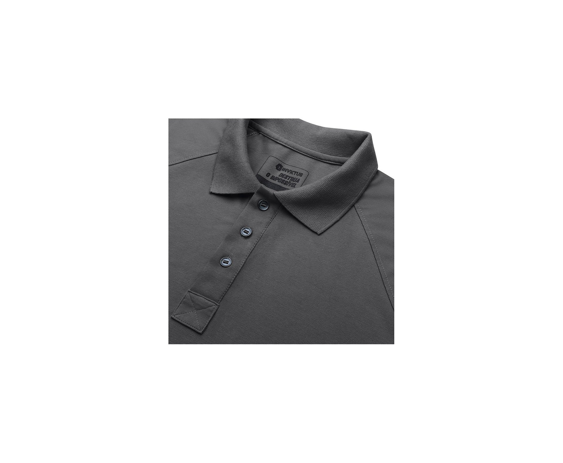 Camisa Tatica Polo Invictus Control Cinza Pilot - P