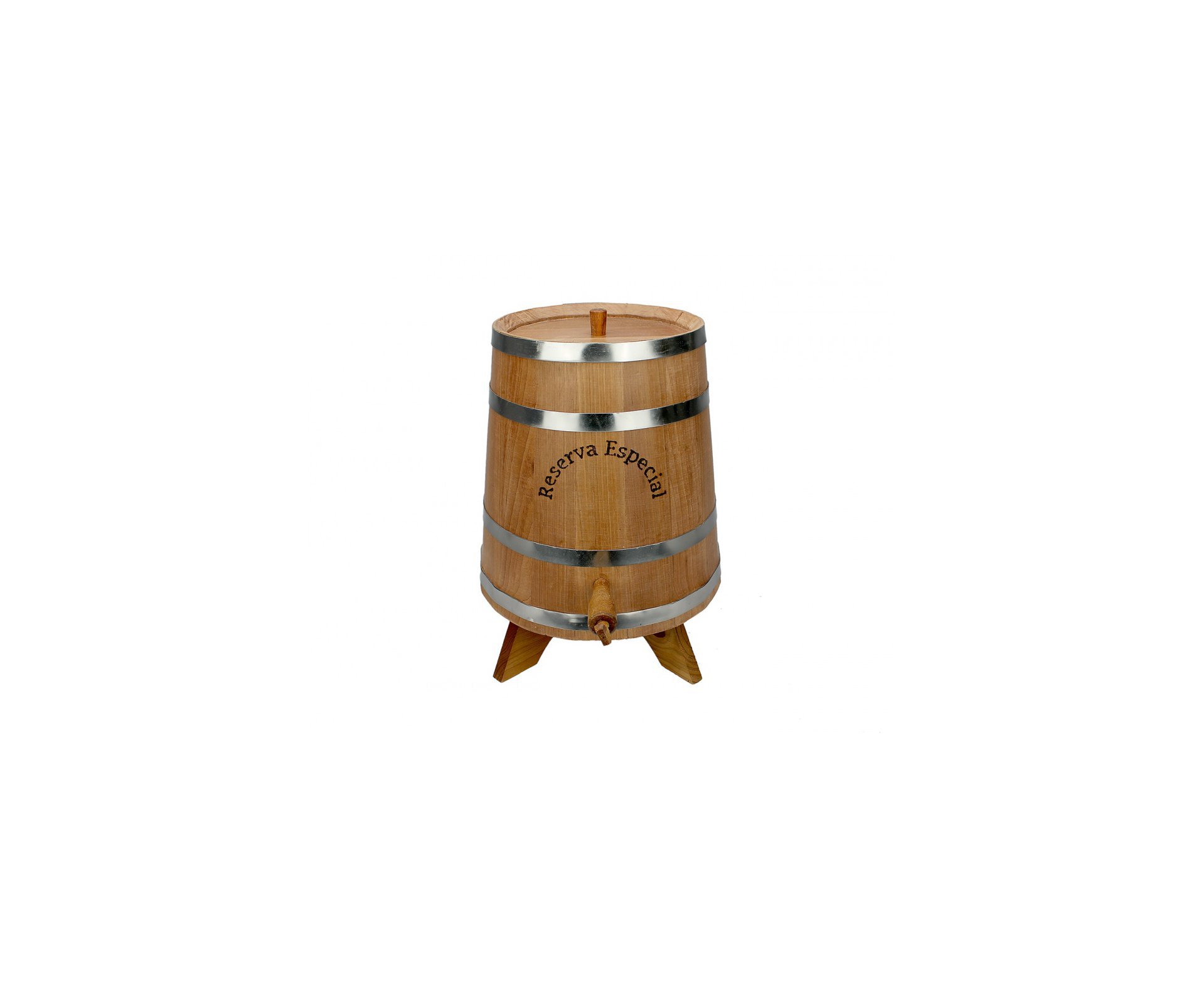 Barril/ Dorna De Madeira Jequitiba 2,5l Tanoaria Barros