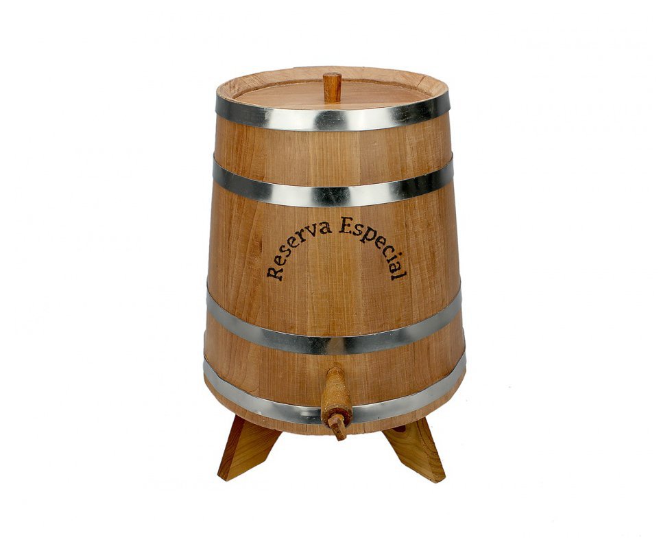 Barril/ Dorna De Madeira Jequitiba 2,5l Tanoaria Barros