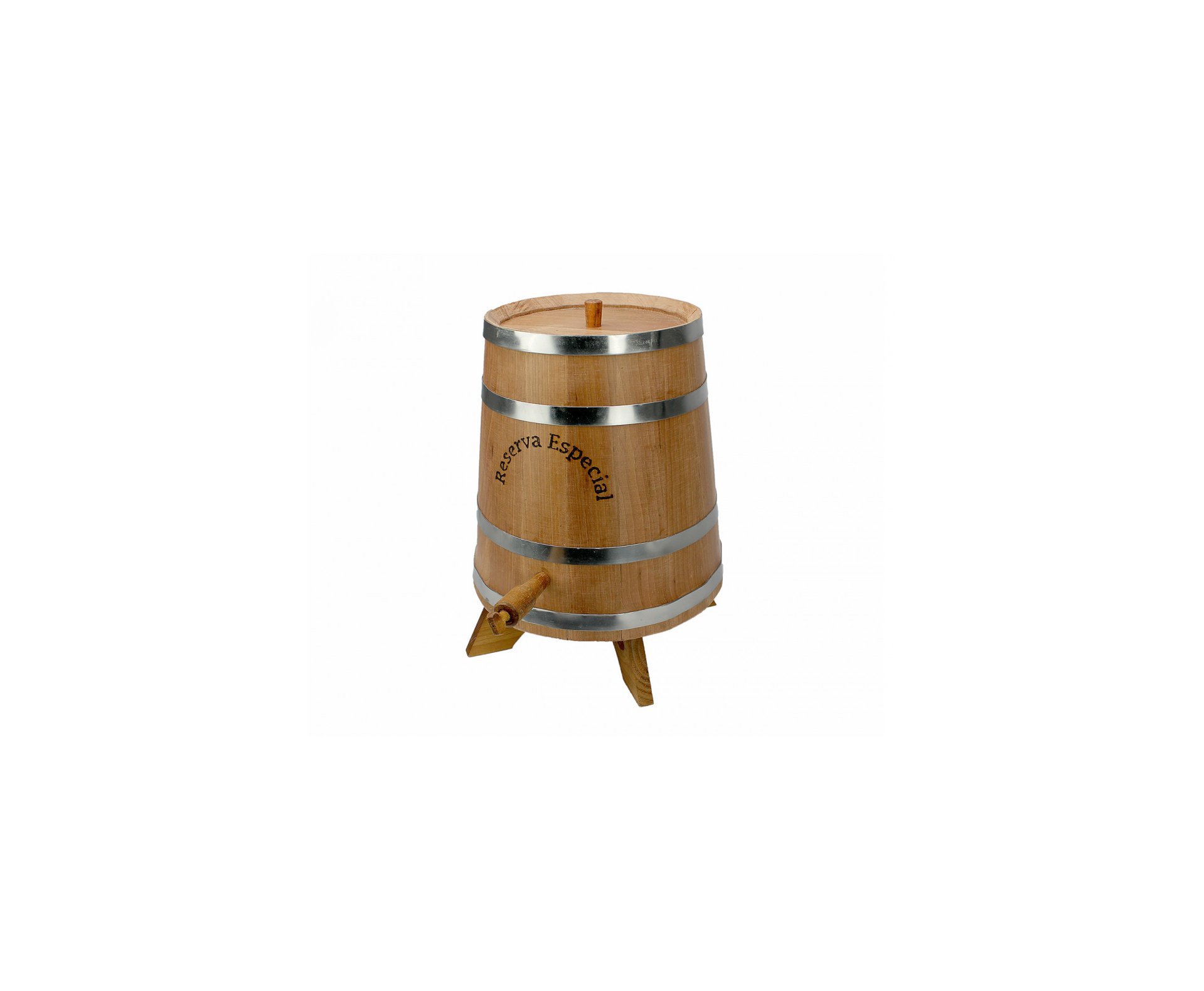 Barril/ Dorna De Madeira Jequitiba 2,5l Tanoaria Barros