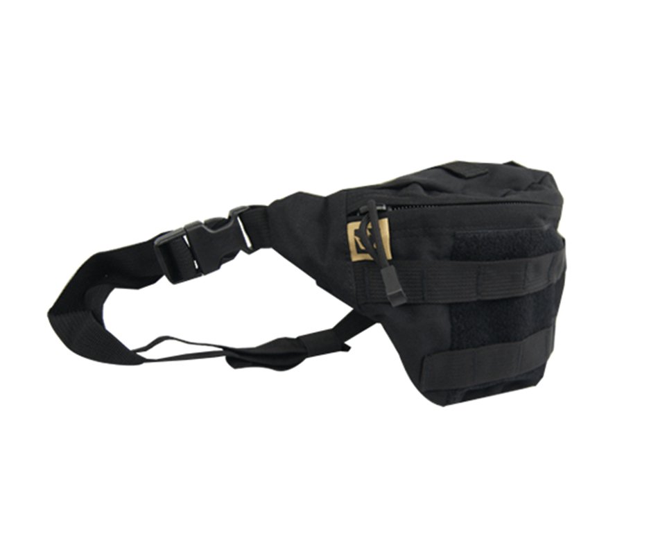 Bolsa Pochete Tática Waist Bag Po-018 Preta - Evo Tactical