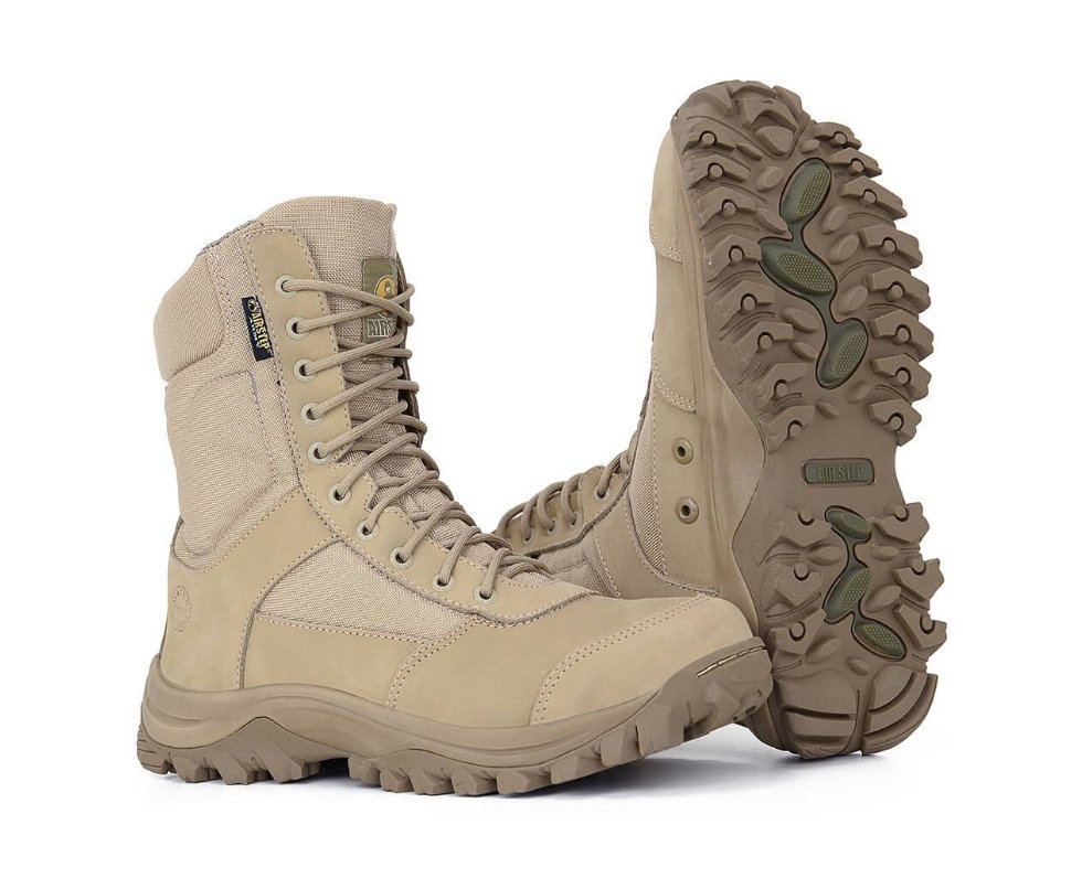Coturno Bota Tatica Militar Lightness Confort 8627-25 Tan