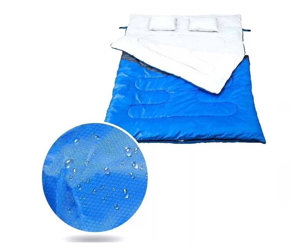 Saco De Dormir -5°c à 5°c Kuple Casal Azul - Nautika