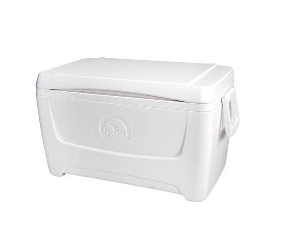 Caixa Térmica Marine Igloo Usa 48qt 45l Marine Breeze Branco
