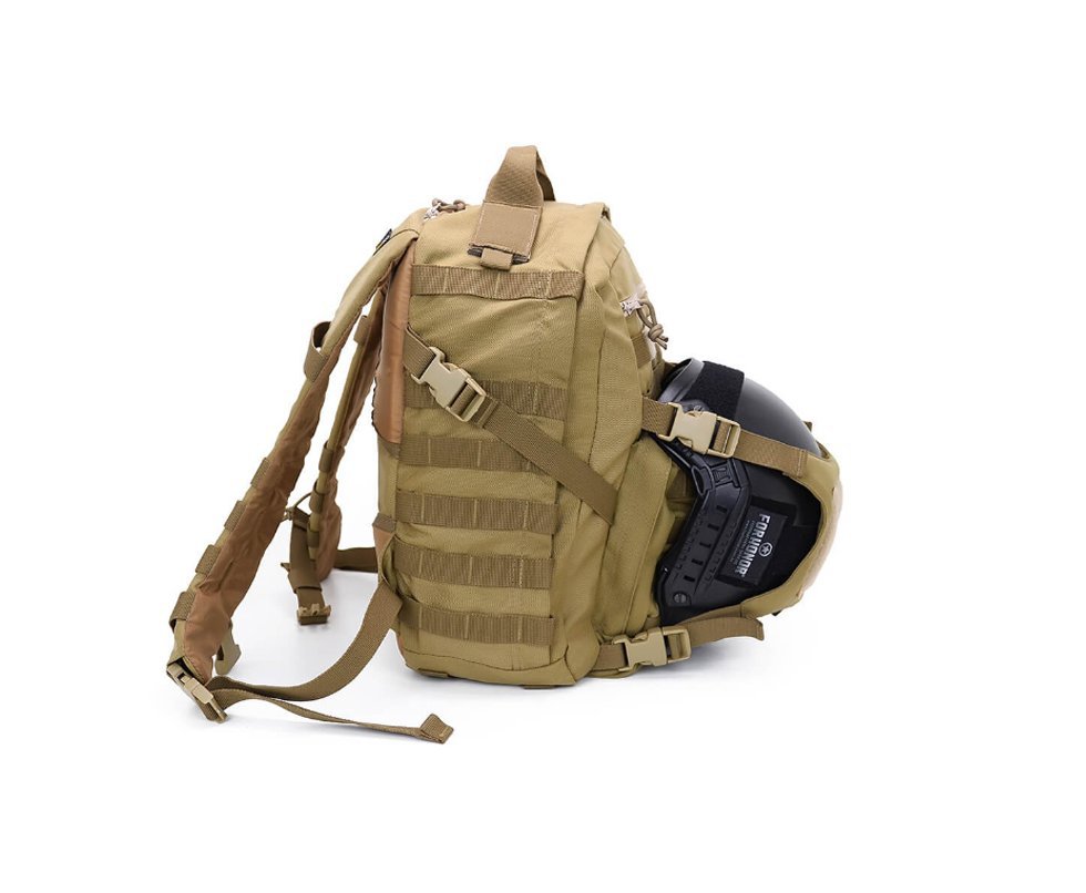 Mochila Tatica Forhonor Modular  Porta-capacete Em Cordura 1000 Coyote Militar