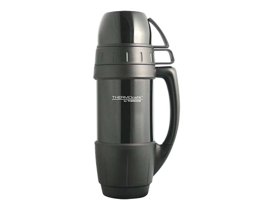 Garrafa Térmica Thermos Alasca 1 Litro Preta Com Alça