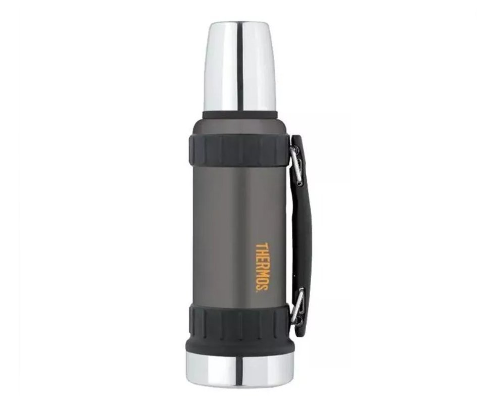 Garrafa Térmica Thermos Urupema 1,2 Litros Com Alça Cinza