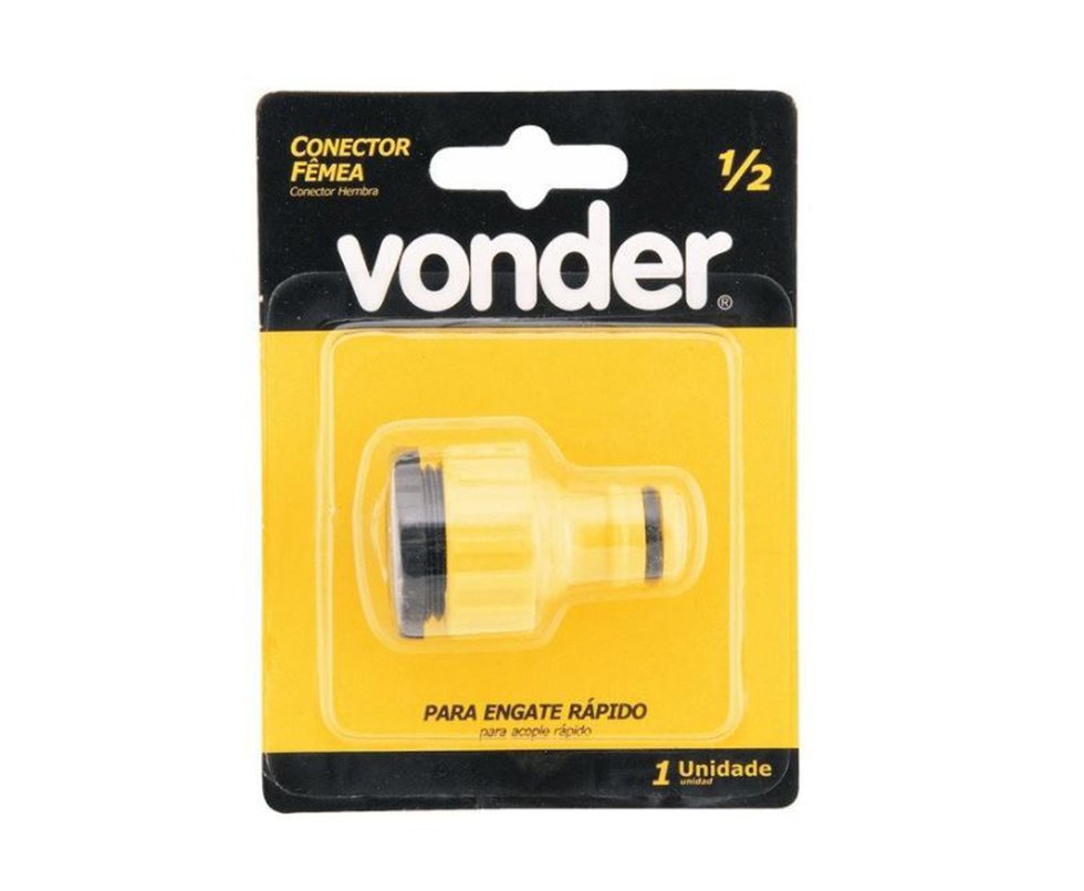 Conector Fêmea 1/2 Engate Rapido Mangueira Jardim - Vonder