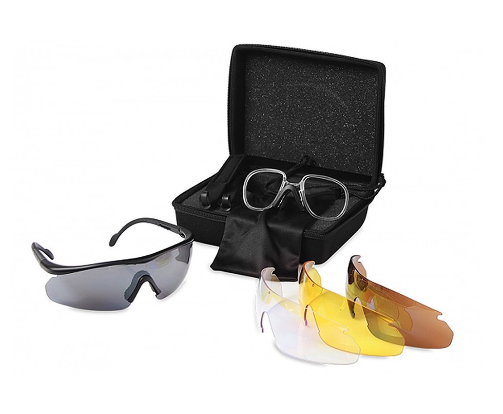 óculos Protetor Tatico Para Tiro Esportivo Lentes Intercambiáveis - Gamo