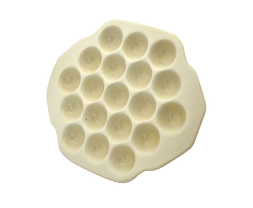 Provolera De Cerâmica Creme - 19 Cavidades