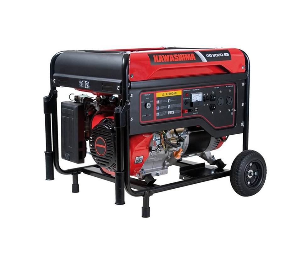 Gerador A Gasolina 8000w Gg 8000-es Kawashima