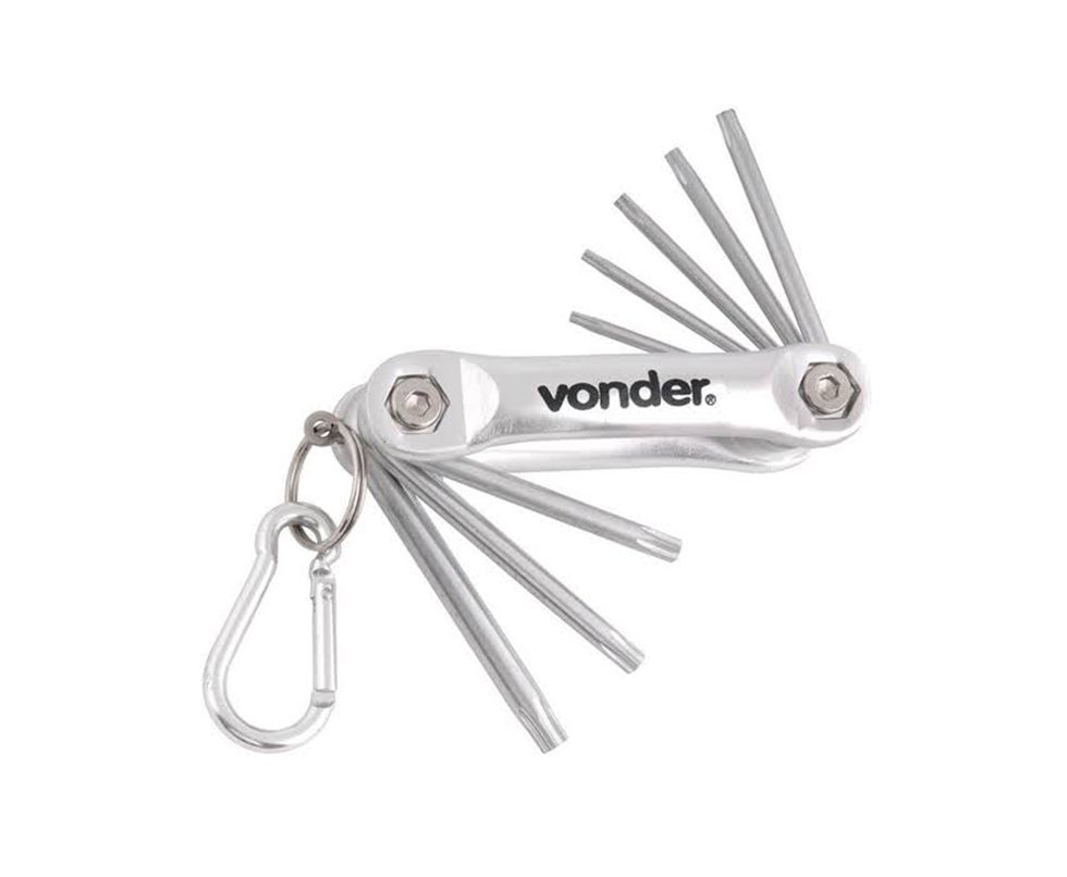 Jogo De Chaves Torx Vonder 8 Peças