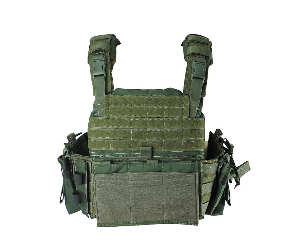 Colete Tático Plate Molle Hercules Verde Completo - Mdc
